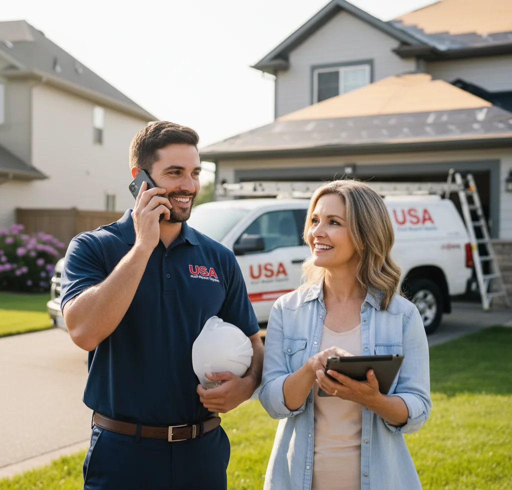 USA Roof Repair Experts customer support in Oquawka
